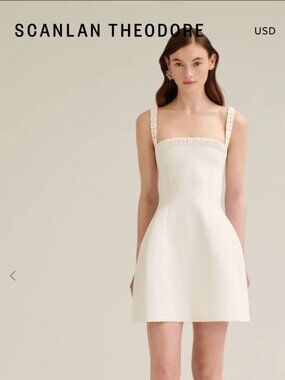 Scanlan Theodore Crepe Knit Dress